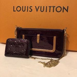 Authentic LV Vernis Mallory purse and wallet